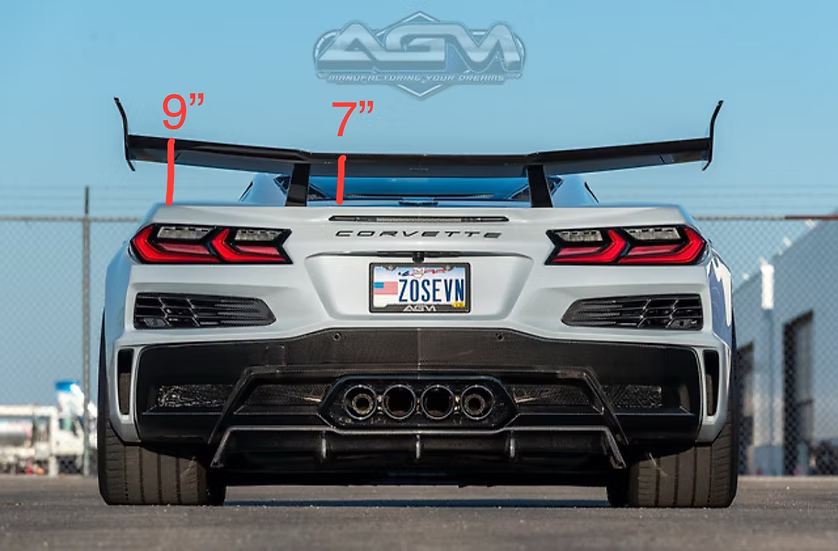 AGM C8 Corvette Z06 / E-Ray ZR1 ZTK Replica High Wing