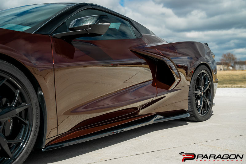 Maxton Design C8 Corvette 4pc Body Kit - Carbon Flash 