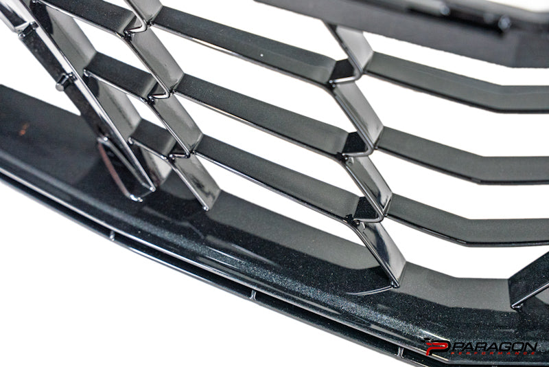 GM Front Bumper Center Grill Bezel for Widebody C8's Painted Carbon Flash Metallic