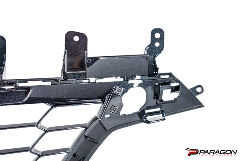 GM Front Bumper Center Grill Bezel for Widebody C8's Painted Carbon Flash Metallic