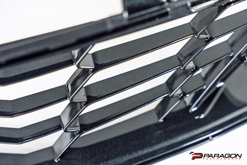 GM Front Bumper Center Grill Bezel for Widebody C8's Painted Carbon Flash Metallic