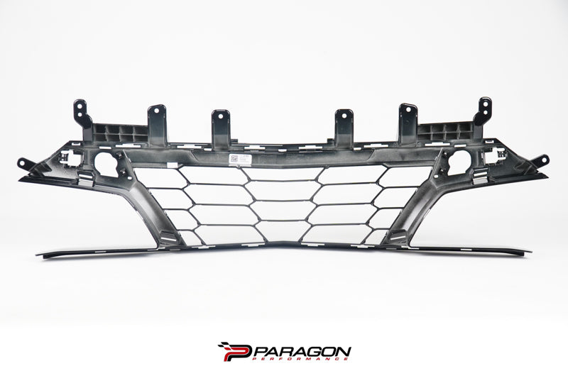 GM Front Bumper Center Grill Bezel for Widebody C8's Painted Carbon Flash Metallic