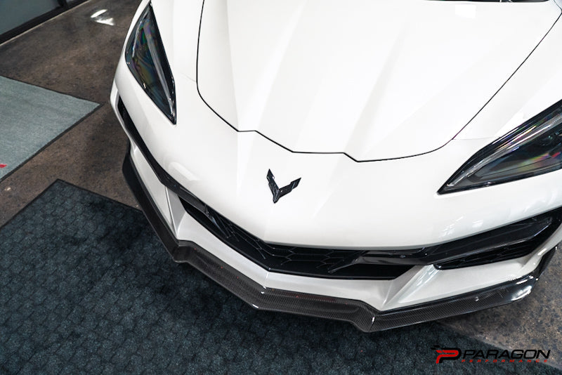 GM OEM 23+ Z06 Dark Stealth Crossed Flags Emblems