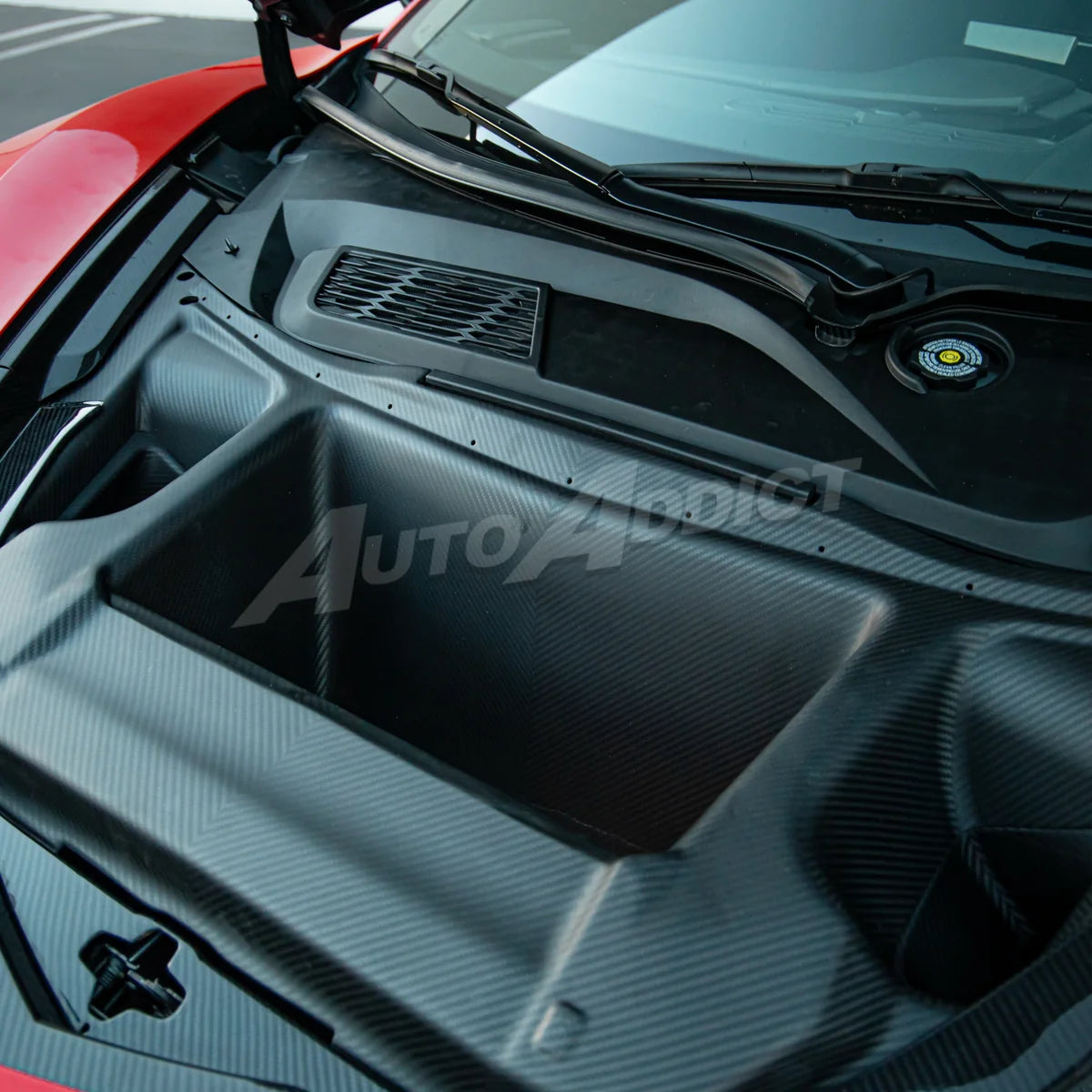 C8 Type-ZR1X ZTK Hood Functional Dry Carbon Fiber Double Sided 6PCS Kit