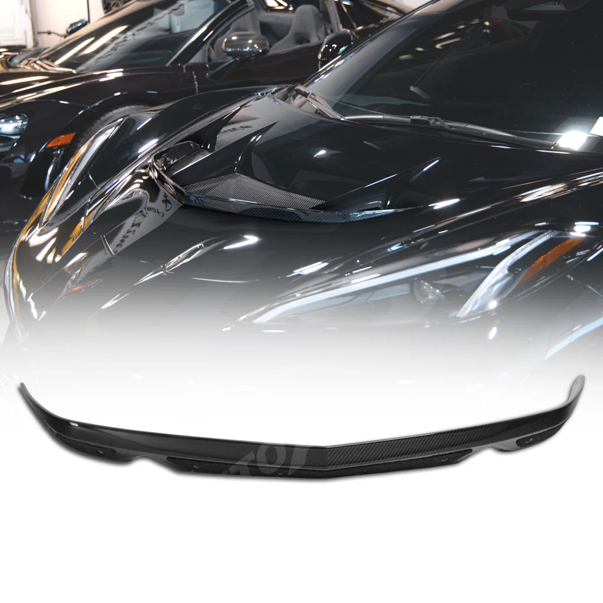 C8 Corvette ZR1 Fiberglass Hood - Ready to Paint