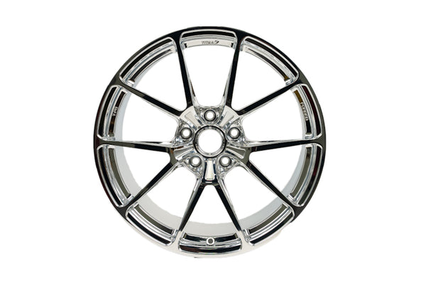 Titan 7 T-P5 19x9,20x11.5 5x120 Chevrolet C8 Corvette - Polished Clear