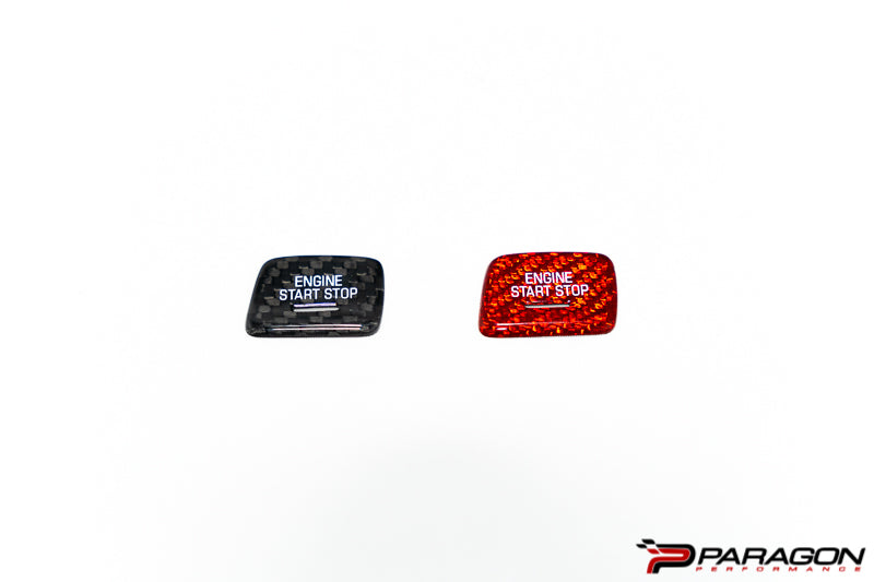 Paragon C7 Corvette Engine Start / Stop Button Overlay - Carbon Fiber