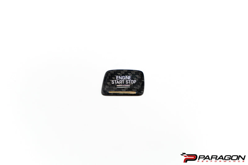 Paragon C7 Corvette Engine Start / Stop Button Overlay - Carbon Fiber