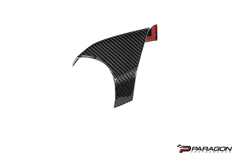 CCS C8 Corvette Carbon Fiber Mirror Bottom Overlay