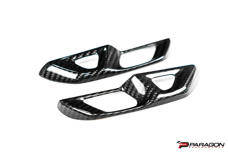 CCS C8 Corvette Carbon Fiber Lock Trim Overlay