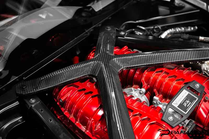 CCS C8 Corvette Carbon Fiber X Brace 