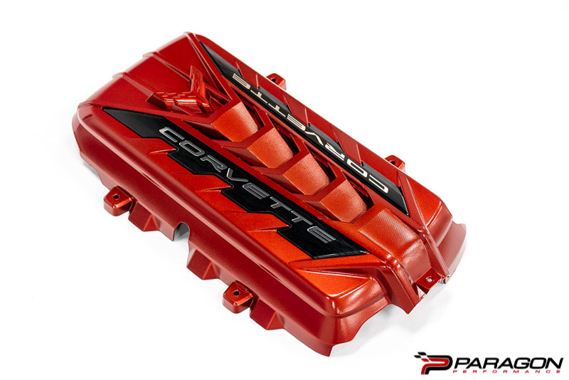 C8 Corvette LT2 Edge Red Engine Cover