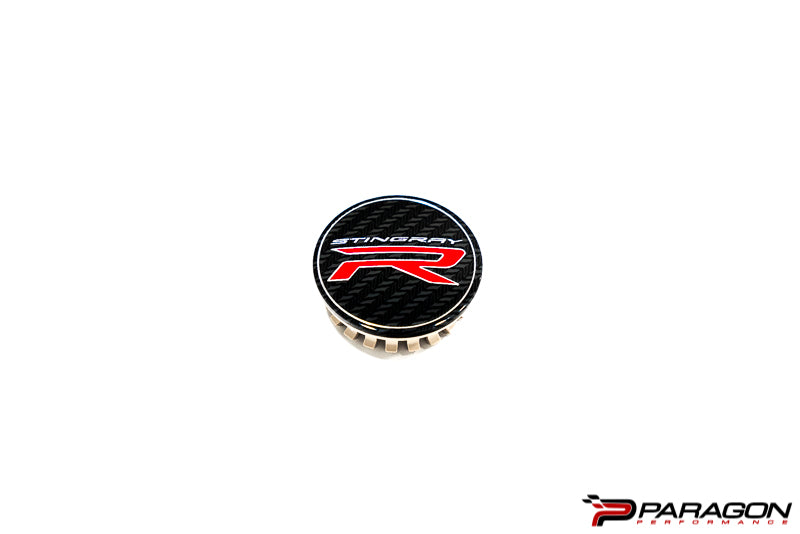 C8 Corvette Stingray R center caps - GM OEM