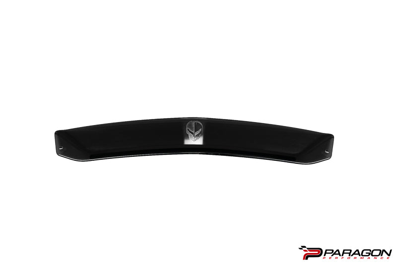 C8 Corvette Z06 Wicker Bill Spoiler Extension - Clear Smoke