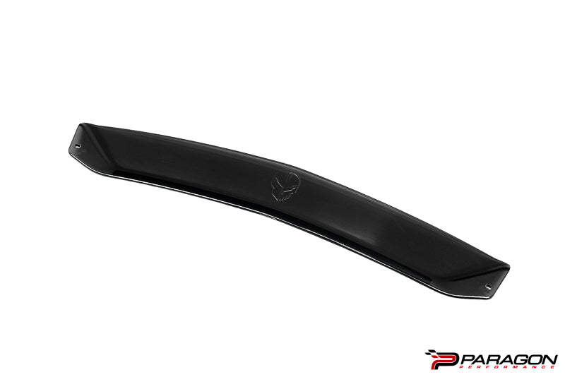 C8 Corvette Z06 Wicker Bill Spoiler Extension - Clear Smoke