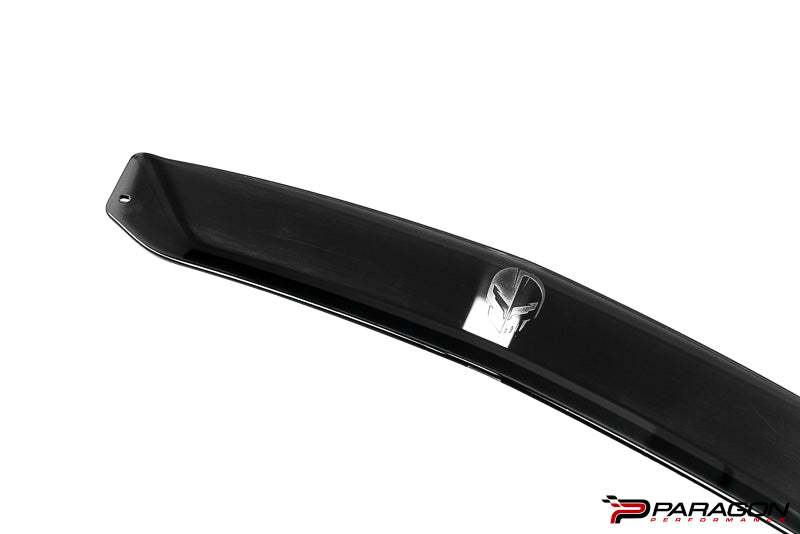 C8 Corvette Z06 Wicker Bill Spoiler Extension - Clear Smoke