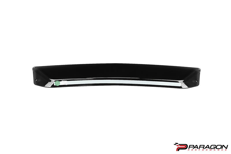 C8 Corvette Z06 Wicker Bill Spoiler Extension - Clear Smoke