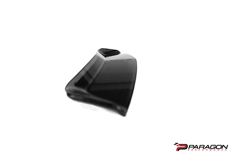 C8 Corvette Z06 Wicker Bill Spoiler Extension - Clear Smoke