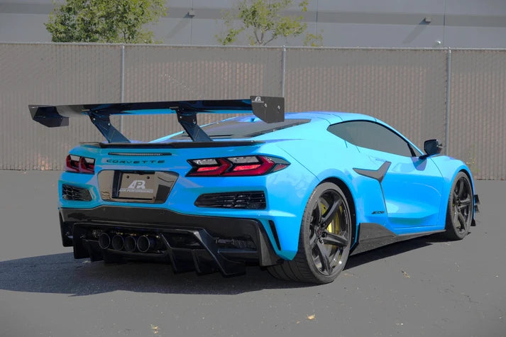 Chevrolet Corvette C8 Widebody Carbon Fiber Side Rocker Extensions