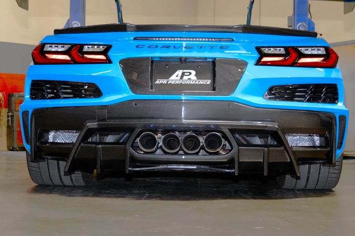 Chevrolet Corvette C8 Widebody Carbon Fiber Rear Diffuser