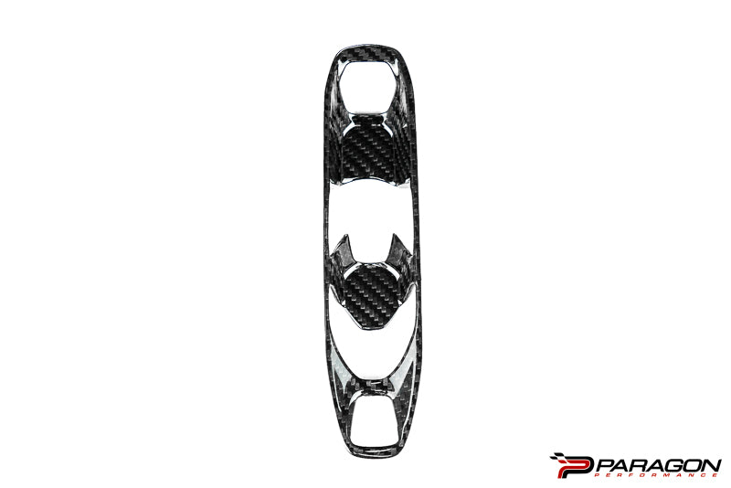 CCS C8 Corvette Carbon Fiber Transmission Control Outer Trim