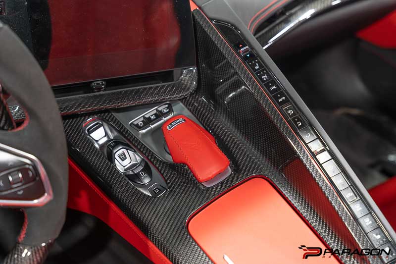 CCS C8 Corvette Carbon Fiber Center Console Overlay