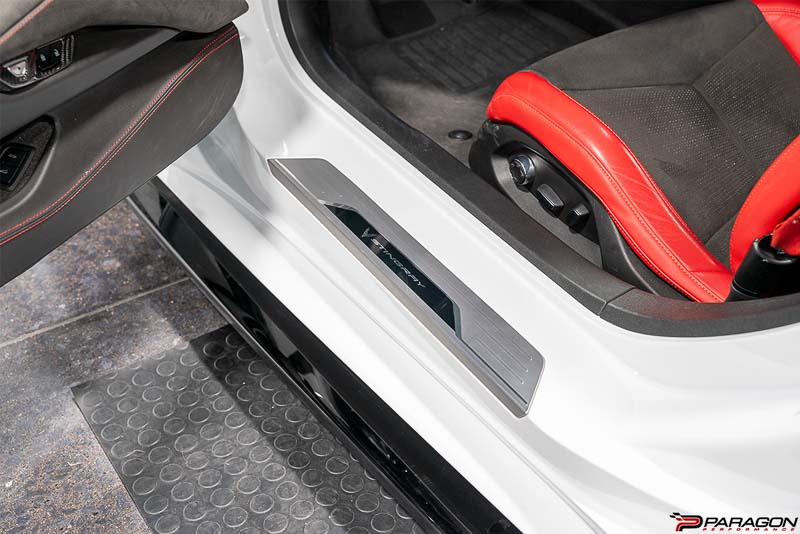 CCS C8 Corvette Carbon Fiber Door Sill Plate Covers