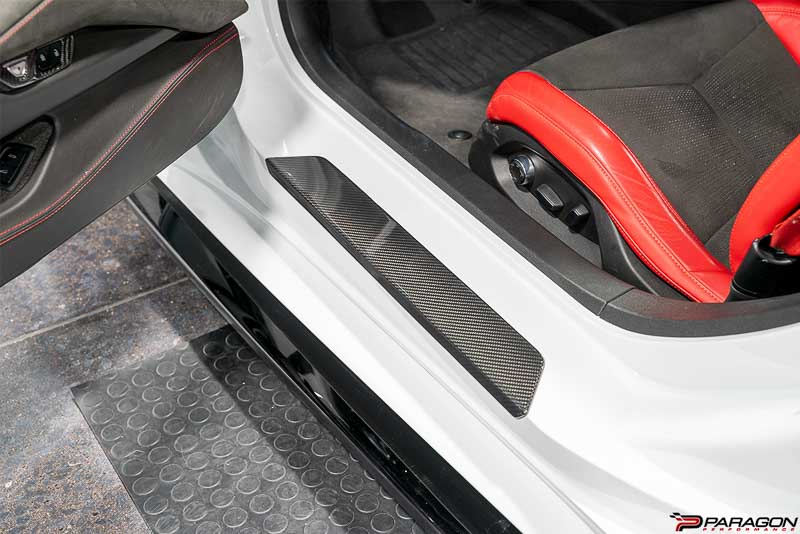 CCS C8 Corvette Carbon Fiber Door Sill Plate Covers