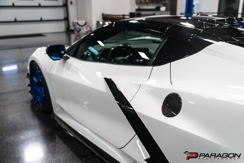 CCS C8 Corvette Carbon Fiber Gas Cap Overlay 