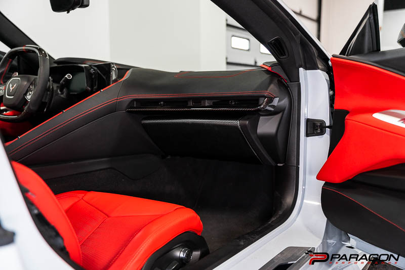 CCS C8 Corvette Carbon Fiber Glovebox Cover