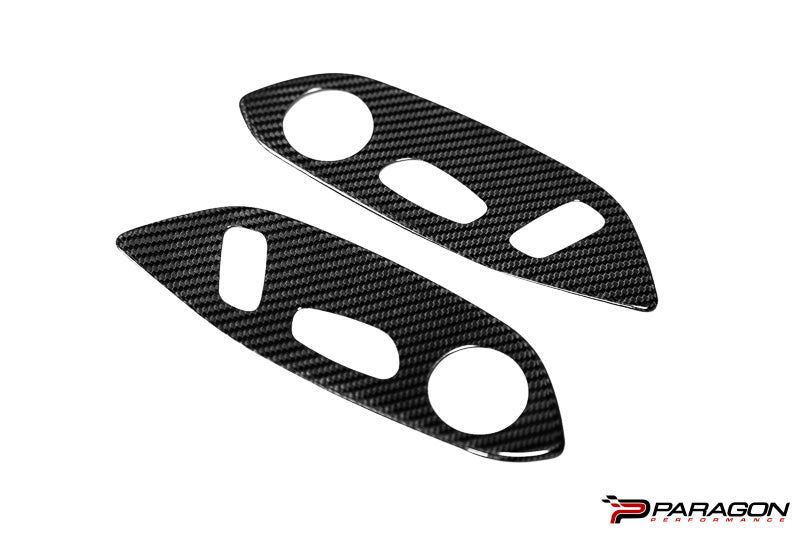 CCS C8 Corvette Carbon Fiber Seat Adjuster Trim Overlay