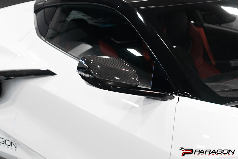 CCS C8 Corvette Carbon Fiber Mirror Cap Replacement