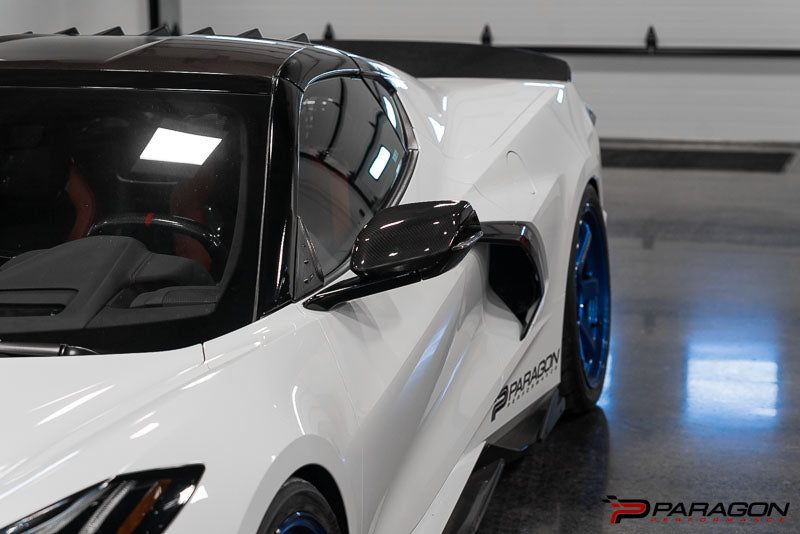 CCS C8 Corvette Carbon Fiber Mirror Cap Replacement