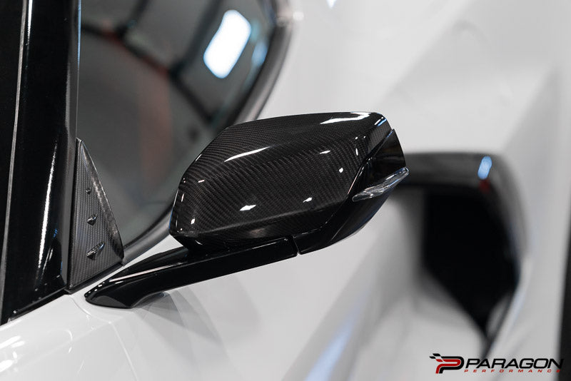 CCS C8 Corvette Carbon Fiber Mirror Cap Replacement