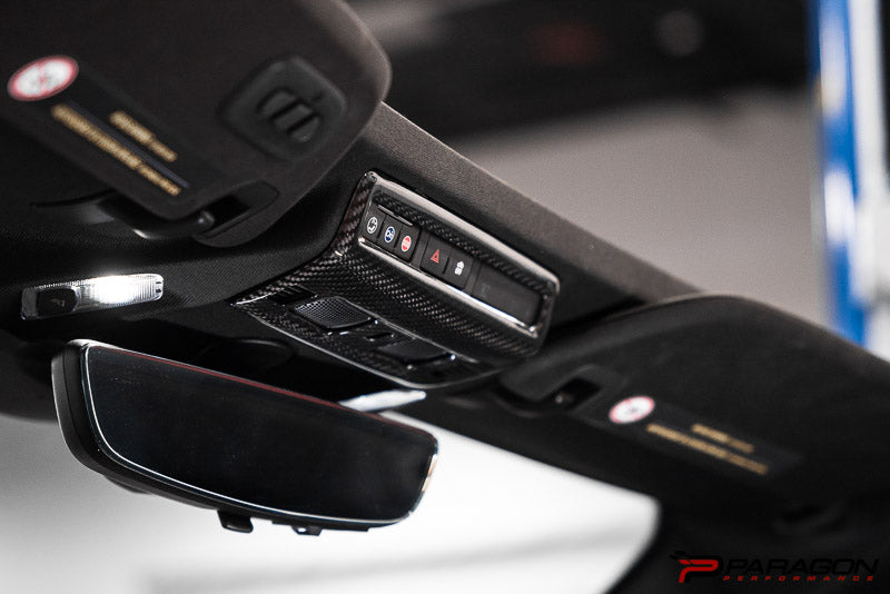 CCS C8 Corvette Carbon Fiber Reading Lamp Overlay