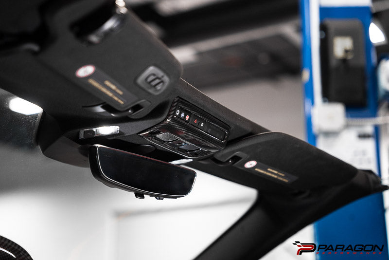 CCS C8 Corvette Carbon Fiber Reading Lamp Overlay