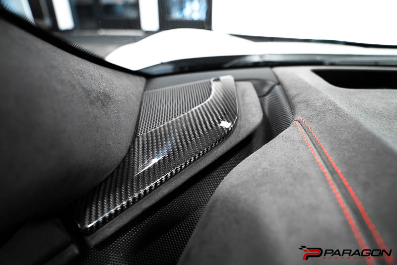 CCS C8 Corvette Carbon Fiber Dashboard Speaker Trim - Right and Left