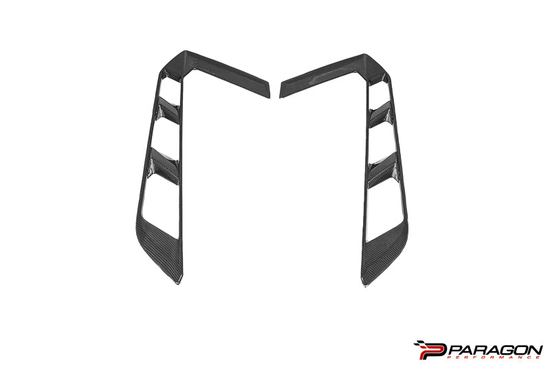 CCS C8 Corvette Carbon Fiber Rear Hatch Vent Overlays