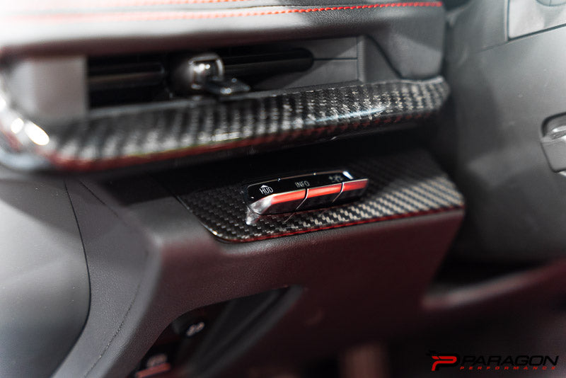 CCS C8 Corvette Carbon Fiber HUD Button Cover