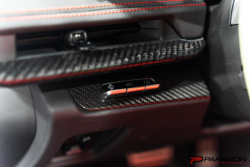 CCS C8 Corvette Carbon Fiber HUD Button Cover