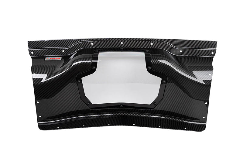 Corsa C8 Corvette Carbon Fiber Clear Trunk Panel