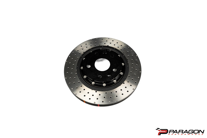 DBA 5000 Series C8 Corvette Z51 Rear Cross Drilled Rotors