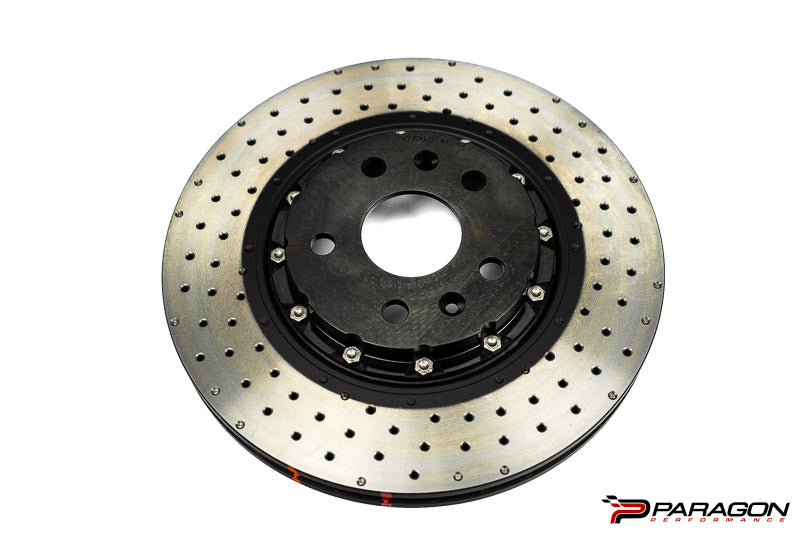 DBA 5000 Series C8 Corvette Z51 Rear Cross Drilled Rotors