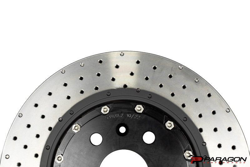 DBA 5000 Series C8 Corvette Z51 Front Cross Drilled Rotor 