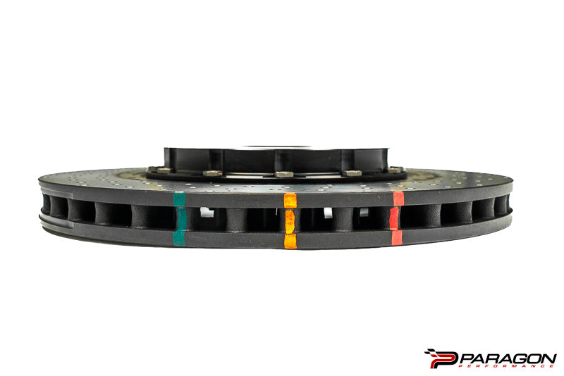 DBA 5000 Series C8 Corvette Z51 Rear Cross Drilled Rotor