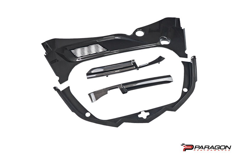 CCS C8 Carbon Fiber Frunk Surround - 4pc kit