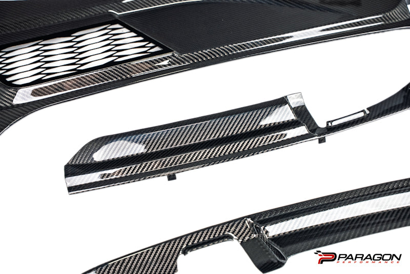 CCS C8 Carbon Fiber Frunk Surround - 4pc kit