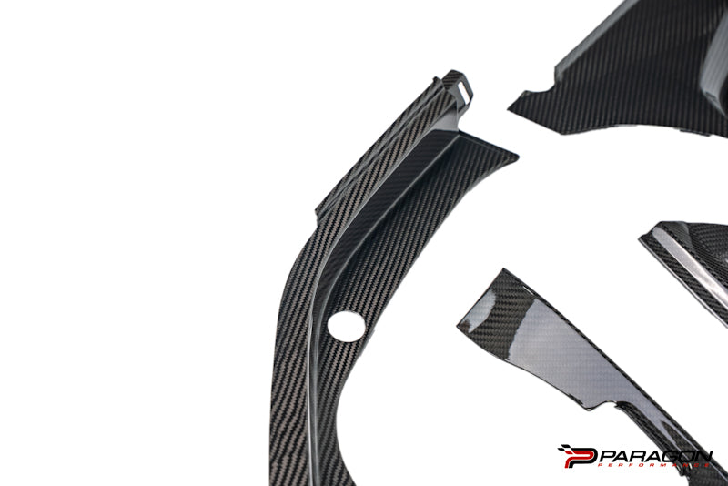 CCS C8 Carbon Fiber Frunk Surround - 4pc kit