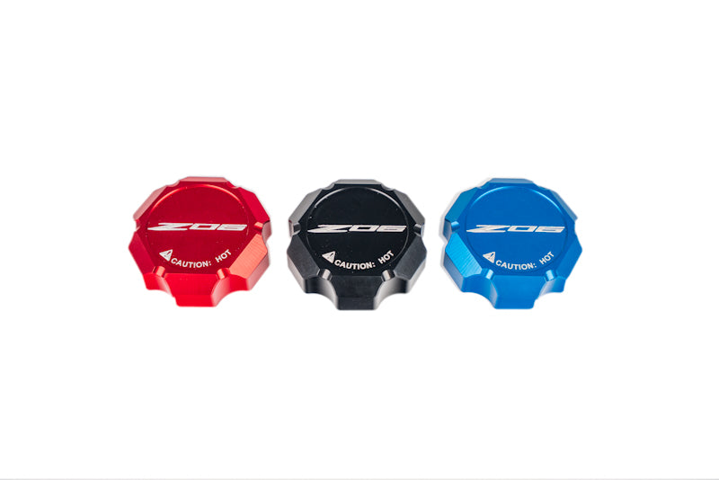 C8 Corvette Coolant Cap Cover - Black, Blue or Red