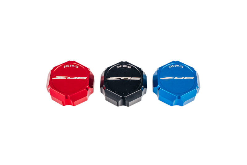 C8 Corvette Oil Cap Cover - Black, Blue or Red